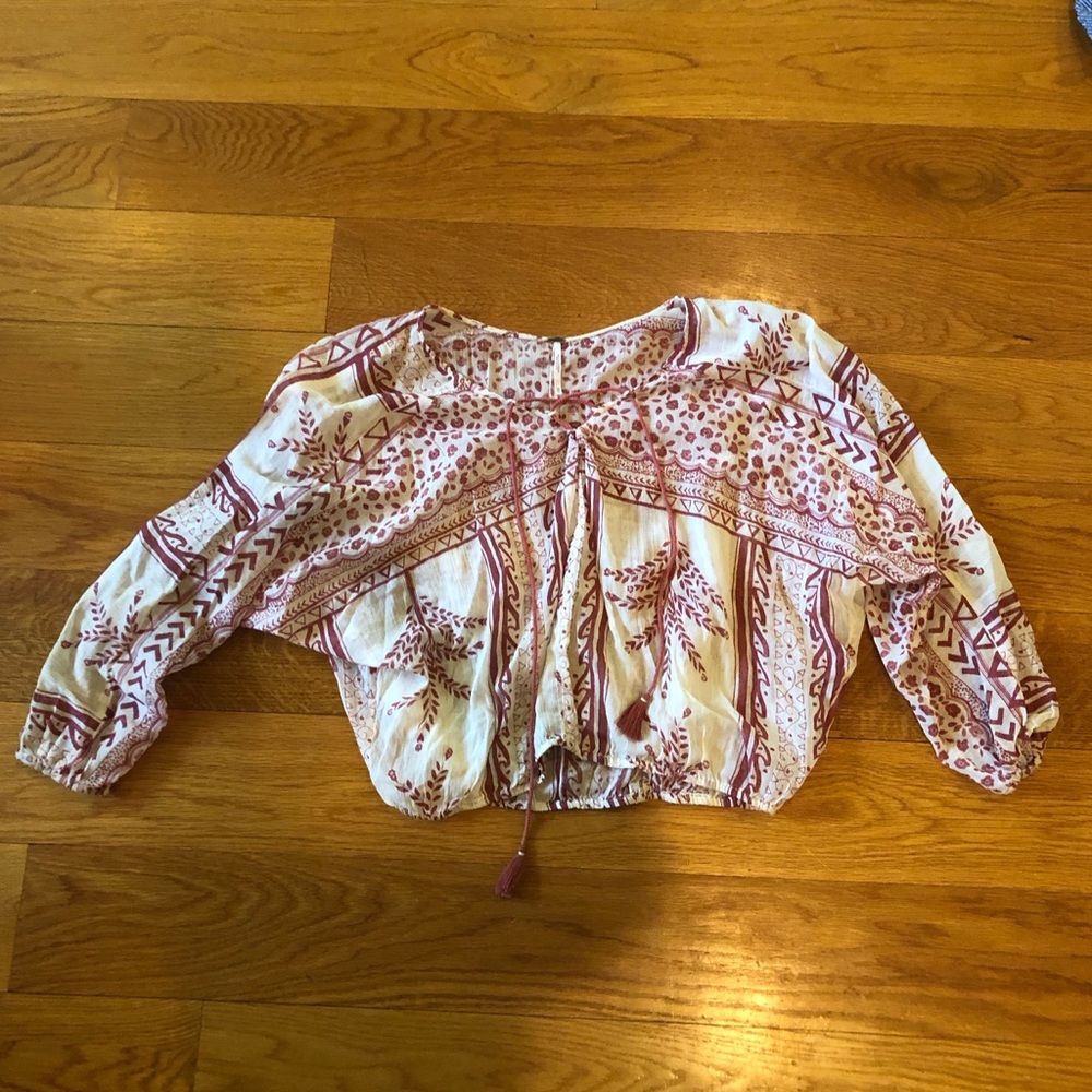 Free People flowy blouse